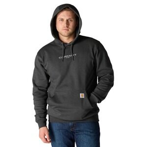 Carhartt Mens Rain Defender Relaxed Fit Midweight Pullover Hoodie Charcoal L NWT